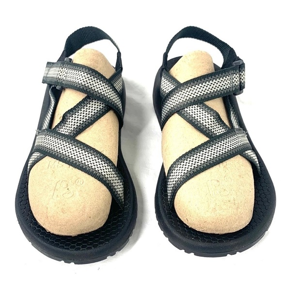 Ozark Trail Waterproof Hiking Sandals - Black/White, Size 8 - Picture 1 of 10